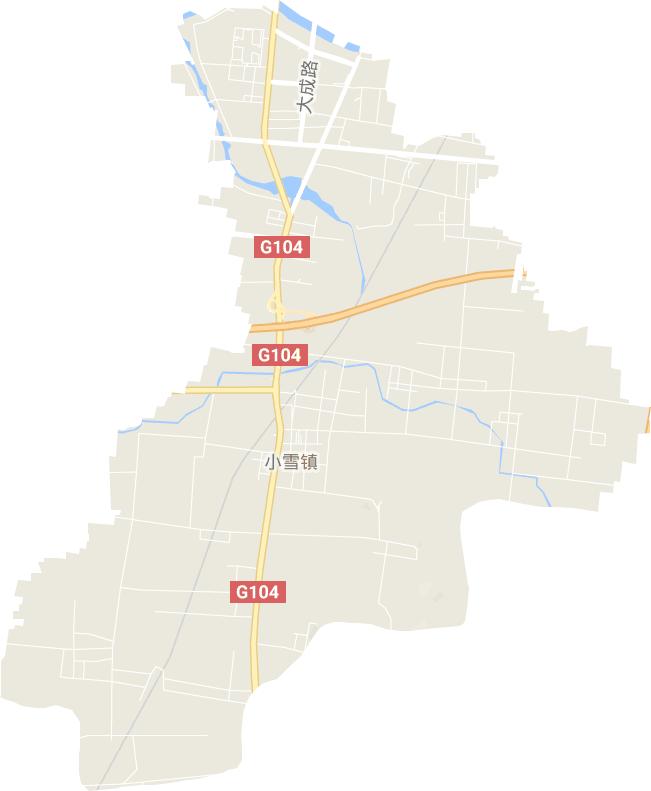 小雪街道地圖